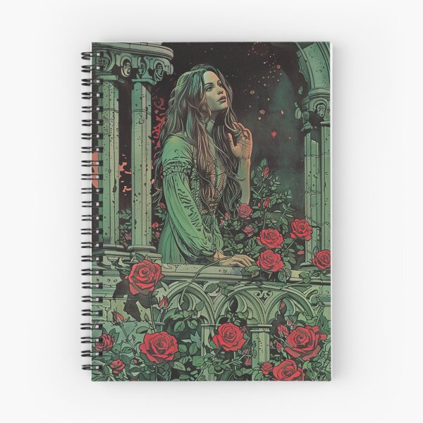 Item preview, Princess at her Balcony - 70s Heroic Fantasy designed and sold by AxeWave.