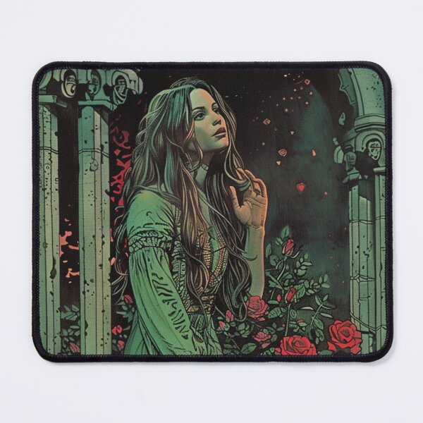Item preview, Princess at her Balcony - 70s Heroic Fantasy designed and sold by AxeWave.
