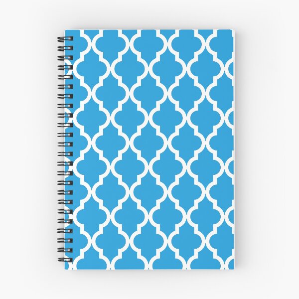 Item preview, Moroccan Quatrefoil Pattern: Deep Sky Blue designed and sold by Jared Davies.