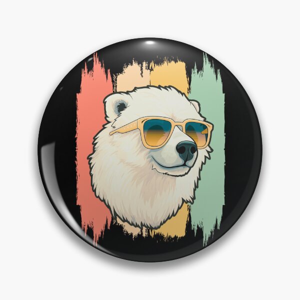Item preview, Artic Sea Polar Bear Retro Vintage designed and sold by AussieWonders.