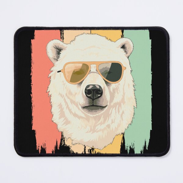 Item preview, Artic Sea Polar Bear Retro Vintage designed and sold by AussieWonders.