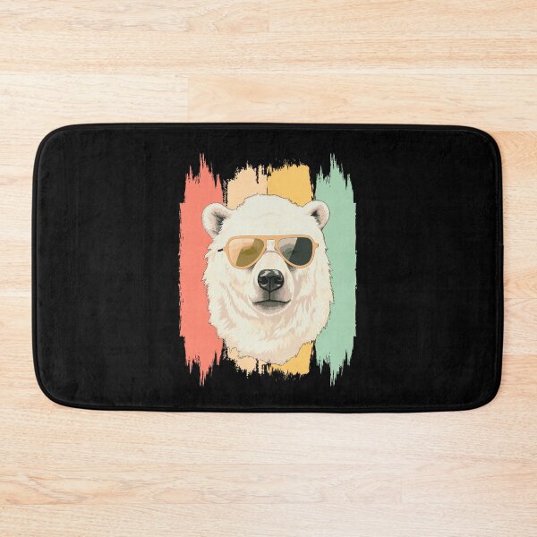 Item preview, Artic Sea Polar Bear Retro Vintage designed and sold by AussieWonders.