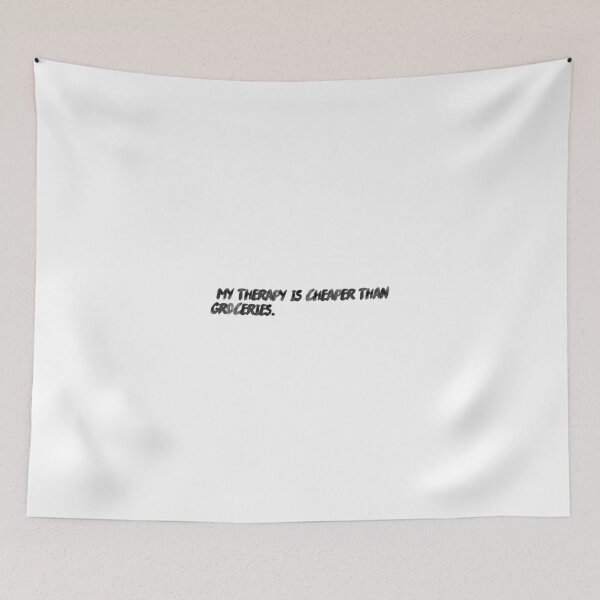 Item preview, "My therapy is cheaper than groceries." designed and sold by onicaras.