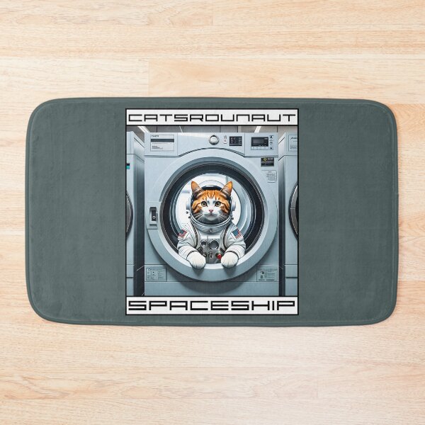 Item preview, Washing Machine Catspaceship designed and sold by chilangopride.
