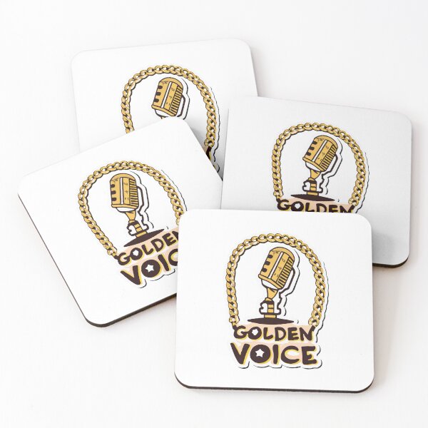 Item preview, Golden Voice - Microphone Pendant & Gold Chain Design designed and sold by NiftyWrx.