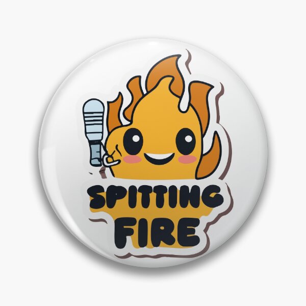 Item preview, Spitting Fire - Rap Microphone and Emoji Combo designed and sold by NiftyWrx.