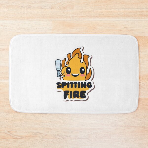Item preview, Spitting Fire - Rap Microphone and Emoji Combo designed and sold by NiftyWrx.