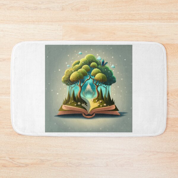 Item preview, Magical Forest Book Fantasy Sticker designed and sold by NiftyWrx.