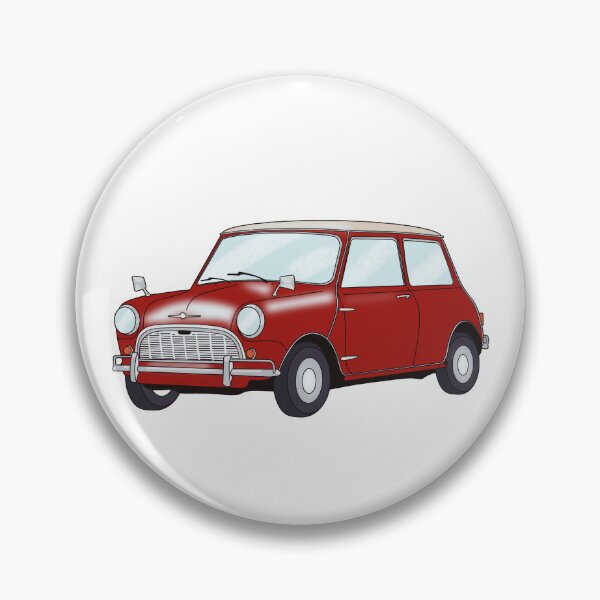 Item preview, Retro mini oldtimer red designed and sold by Milica Nikolic.
