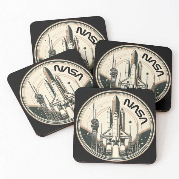 Item preview, Retro Nasa, Vintage Rocket Launch, Space, Astronaut designed and sold by LittleLoveFinds.