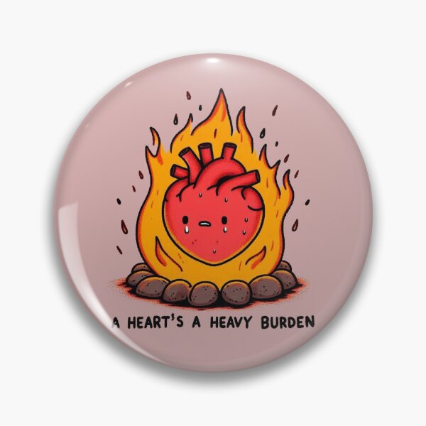 Item preview, A hearts a heavy burden designed and sold by Vkinsify.