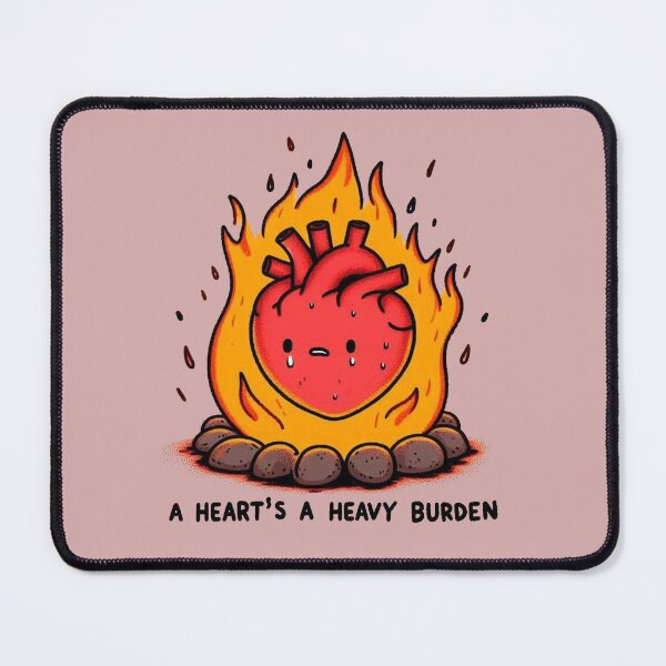Item preview, A hearts a heavy burden designed and sold by Vkinsify.