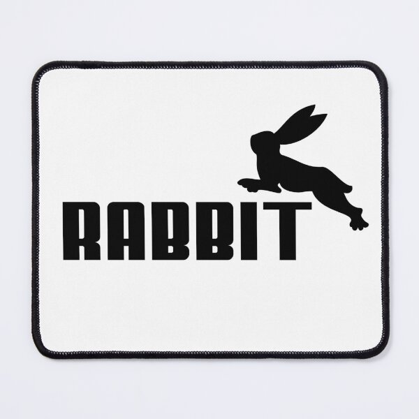 Item preview, Rabbit Logo (black) designed and sold by MargiKnights.