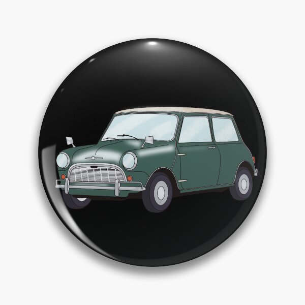 Item preview, Retro mini oldtimer green designed and sold by Milica Nikolic.
