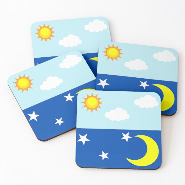 Item preview, Day Night sticker designed and sold by trendingatees.