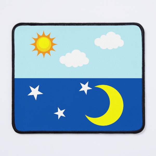 Item preview, Day Night sticker designed and sold by trendingatees.