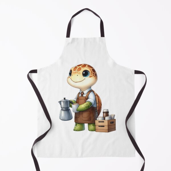 Item preview, Turtle Barista Coffee designed and sold by Alex CrazyDesigns.
