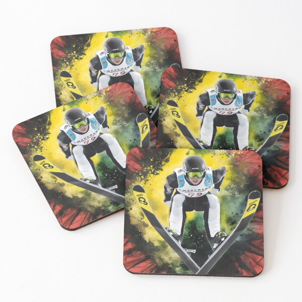 Item preview, Ski jumper in action. designed and sold by MyHappyArtShop.