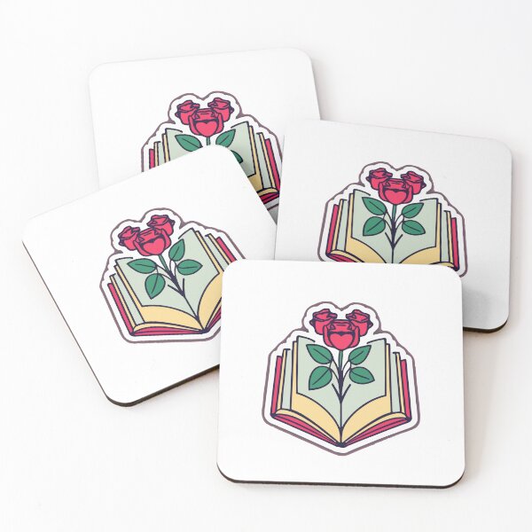 Item preview, Intertwined Roses and Heart Open Book Design designed and sold by NiftyWrx.
