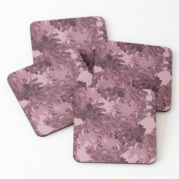 Item preview, Pink Banksia Leaves - Vibrant Australian Bush Art Print, Blue Mountains Inspiration designed and sold by Jay Dee Dearness.