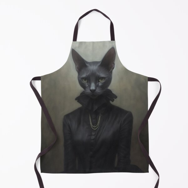 Item preview, Dark Academia Victorian Cat, Dark Cottagecore Black Gothic Cat designed and sold by Kink Collective.