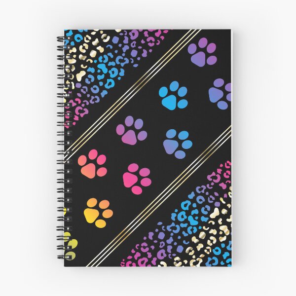 Item preview, Animal print and dog paw print pattern designed and sold by SimoesArtistry.