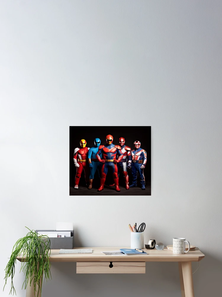 Thumbnail 2 of 3, Poster, Sentai designed and sold by Collection de trésors .