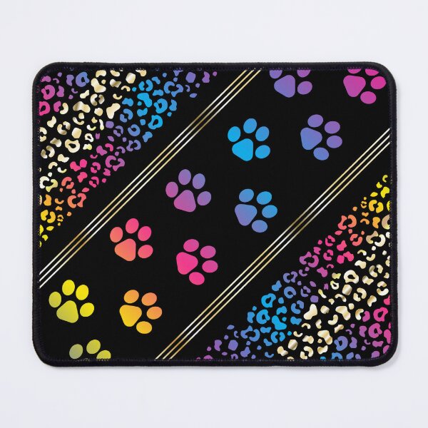 Item preview, Animal print and dog paw print pattern designed and sold by SimoesArtistry.