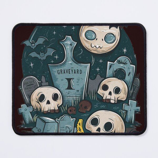 Item preview,  spooky graveyard scene designed and sold by khufra1.