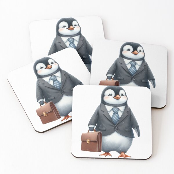 Item preview, CEO Penguin cartoon designed and sold by Alex CrazyDesigns.
