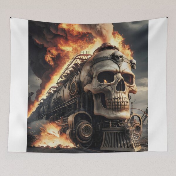 Item preview, Ghost train. designed and sold by MyHappyArtShop.