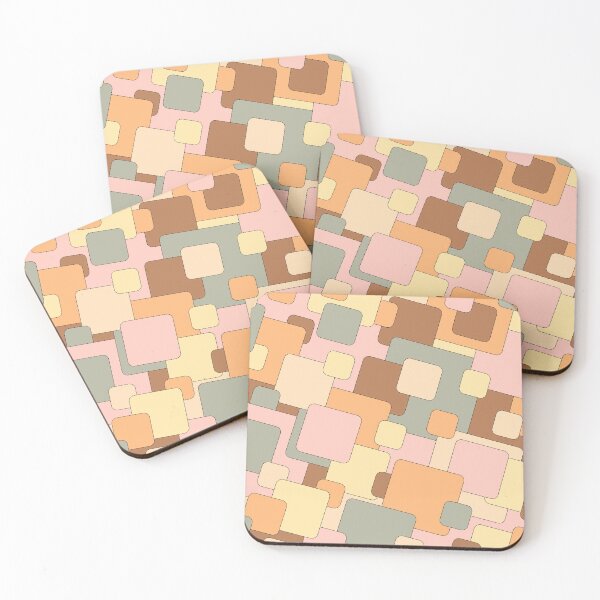 Item preview, Colorful abstract geometrical square background designed and sold by Familyshmot.