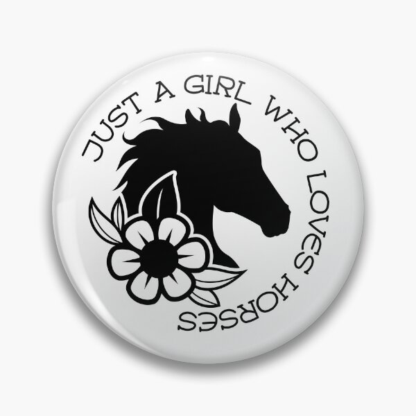 Item preview, Just a girl who loves horses designed and sold by SimoesArtistry.