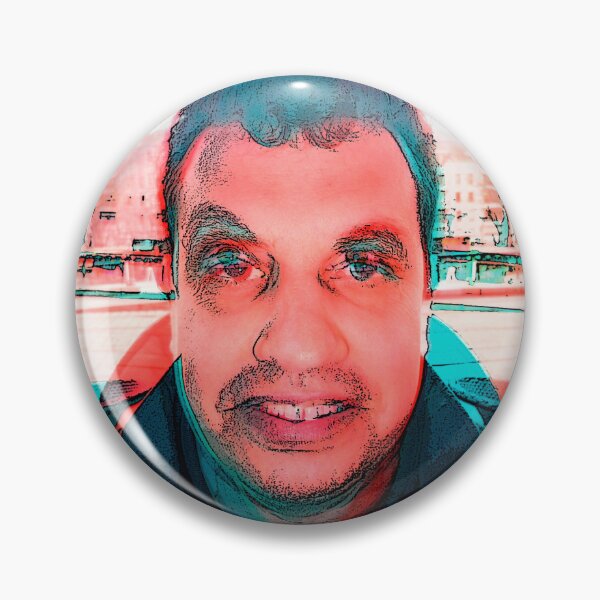 Item preview, Photography abstract colorized portrait of man designed and sold by Carré Comme Orange.