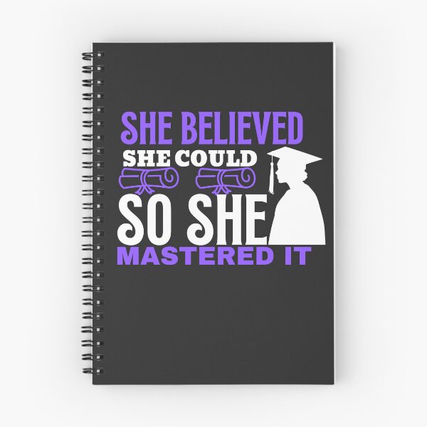 Item preview,  SHE BELIEVED SHE COULD SO SHE MASTERED IT designed and sold by Tomci0.