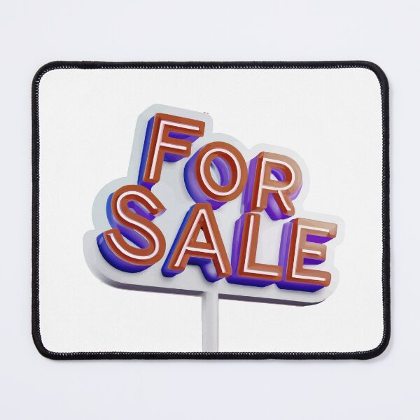 Item preview, Modern 3D For Sale Sign - Real Estate Themed Art designed and sold by NiftyWrx.