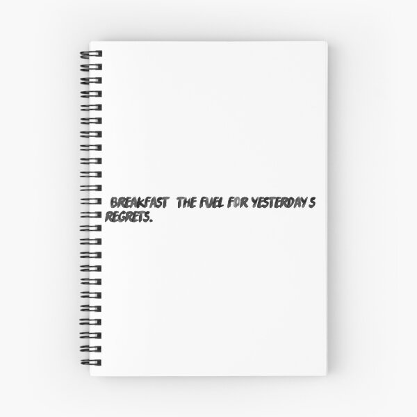 Item preview, "Breakfast: The fuel for yesterday's regrets." designed and sold by onicaras.