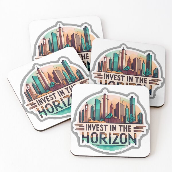 Item preview, Elegant City Skyline - Invest In The Horizon Watercolor Art designed and sold by NiftyWrx.