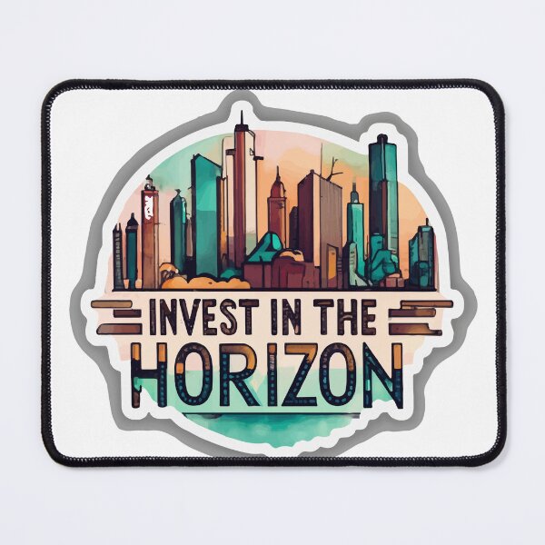 Item preview, Elegant City Skyline - Invest In The Horizon Watercolor Art designed and sold by NiftyWrx.