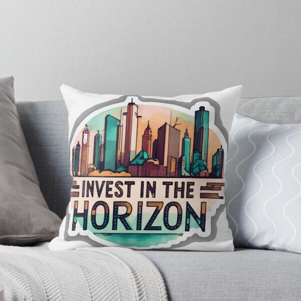 Item preview, Elegant City Skyline - Invest In The Horizon Watercolor Art designed and sold by NiftyWrx.