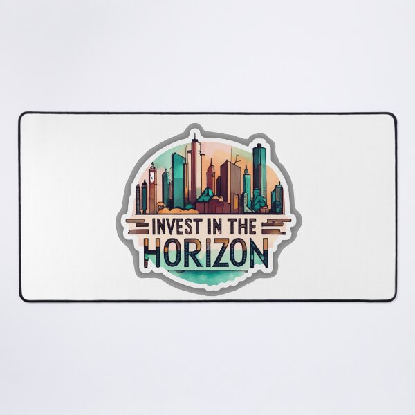 Item preview, Elegant City Skyline - Invest In The Horizon Watercolor Art designed and sold by NiftyWrx.
