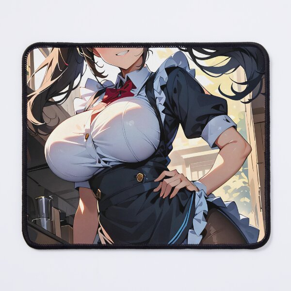 Item preview, Anime French Maid 80s retro style poster designed and sold by BorgSpareParts.