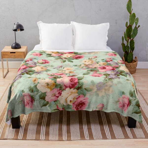 Item preview, Vintage flowers,roses,summer pattern designed and sold by MariaMarinova.