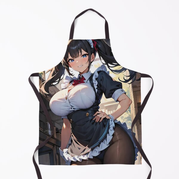 Item preview, Anime French Maid 80s retro style poster designed and sold by BorgSpareParts.