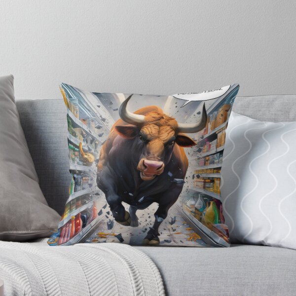 Item preview, Bull in the Shop. An unusual promotion. designed and sold by MyHappyArtShop.