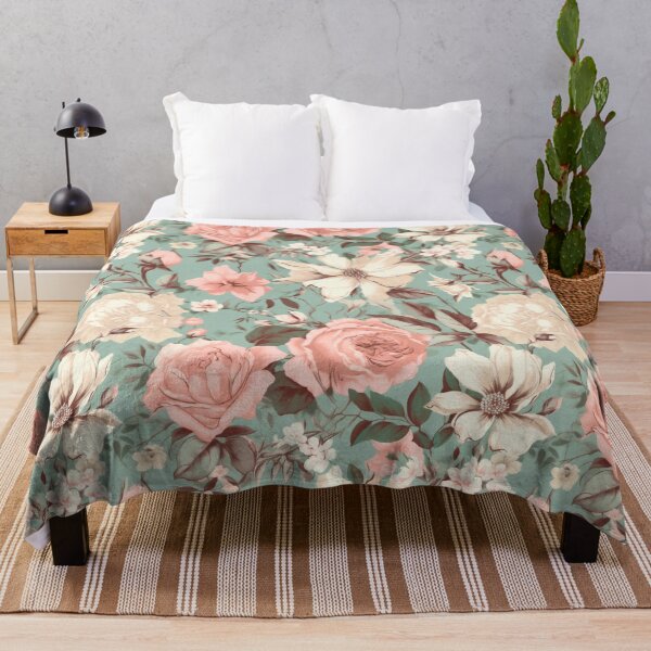 Item preview, Vintage flowers,roses,summer pattern designed and sold by MariaMarinova.