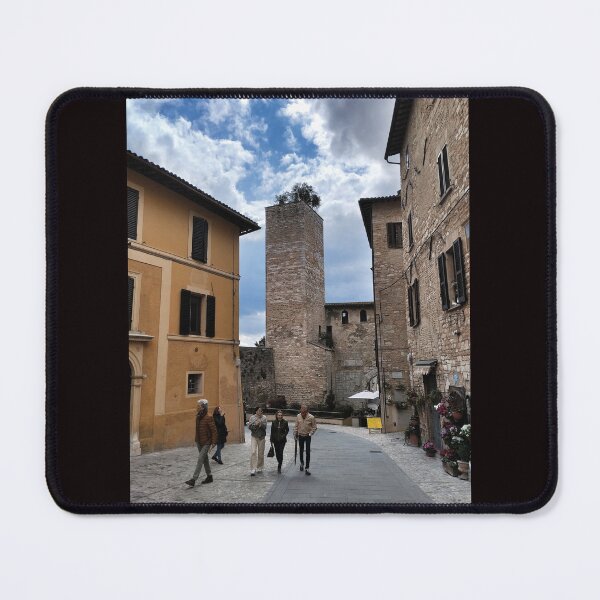 Item preview, Glimpse with Medieval Tower in Spello designed and sold by EpicVistas.