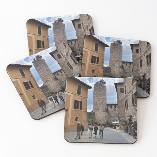 Item preview, Glimpse with Medieval Tower in Spello designed and sold by EpicVistas.