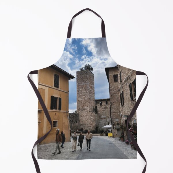Item preview, Glimpse with Medieval Tower in Spello designed and sold by EpicVistas.