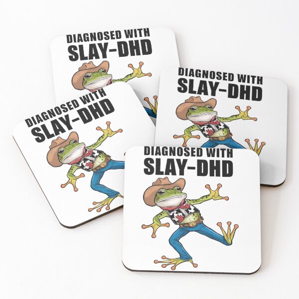 Item preview, Frog Diagnosed with slay dhd designed and sold by yessytenra.